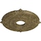 Ekena Millwork Attica Ceiling Medallion (Fits Canopies up to 5"), 18"OD x 4"ID x 5/8"P, Mississippi Mud Crackle CM18ATMMC - alternate 3